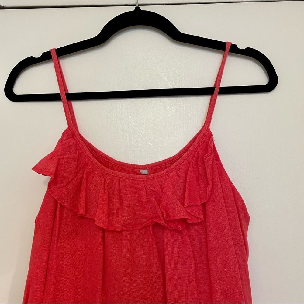 Pink Linen Summer Dress - Picture 4 of 4